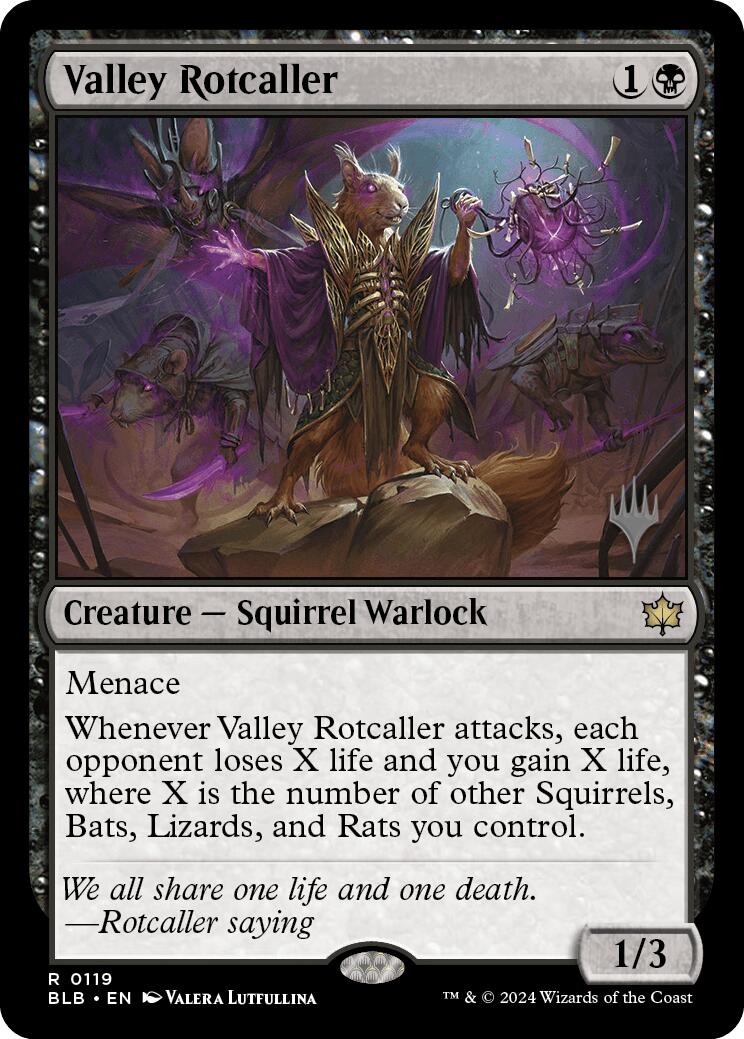 Valley Rotcaller (Promo Pack) [Bloomburrow Promos] | Mega City Incorporated