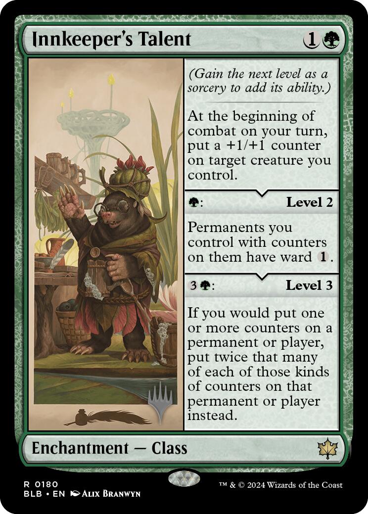 Innkeeper's Talent (Promo Pack) [Bloomburrow Promos] | Mega City Incorporated