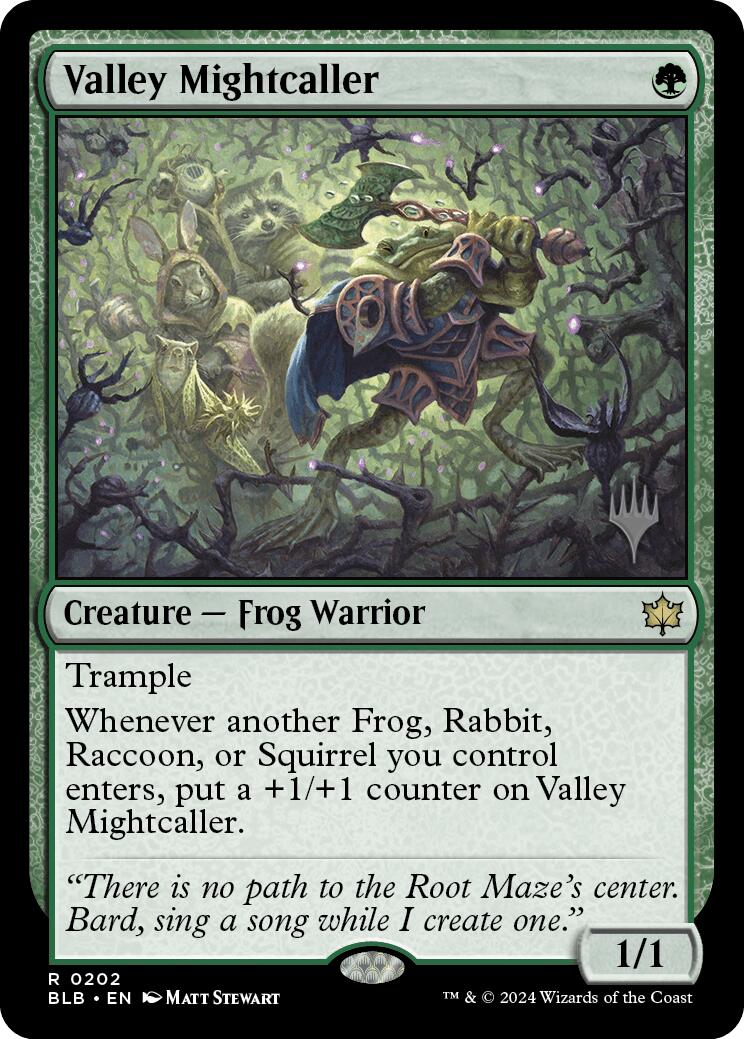 Valley Mightcaller (Promo Pack) [Bloomburrow Promos] | Mega City Incorporated