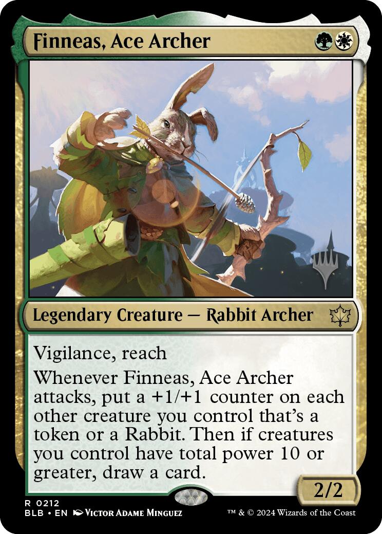 Finneas, Ace Archer (Promo Pack) [Bloomburrow Promos] | Mega City Incorporated