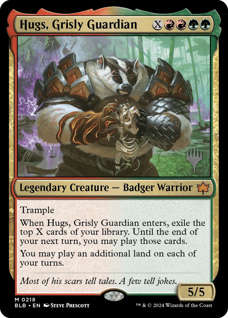 Hugs, Grisly Guardian (Promo Pack) [Bloomburrow Promos] | Mega City Incorporated