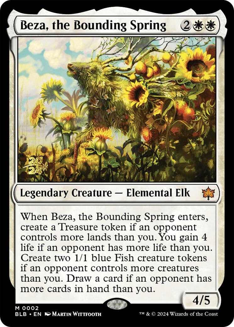 Beza, the Bounding Spring [Bloomburrow Prerelease Promos] | Mega City Incorporated