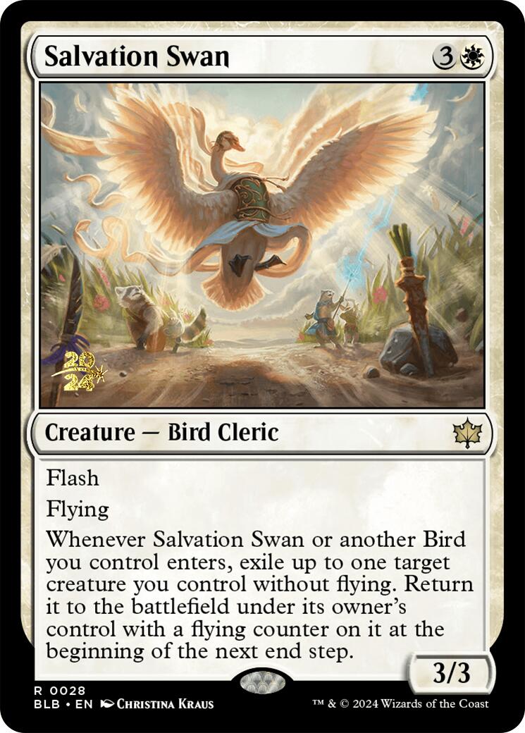 Salvation Swan [Bloomburrow Prerelease Promos] | Mega City Incorporated