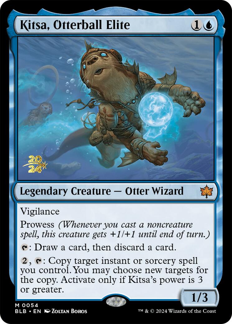 Kitsa, Otterball Elite [Bloomburrow Prerelease Promos] | Mega City Incorporated