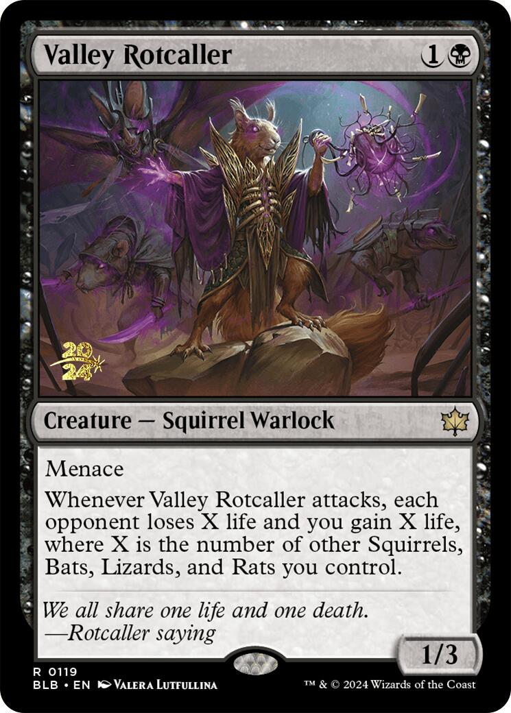 Valley Rotcaller [Bloomburrow Prerelease Promos] | Mega City Incorporated