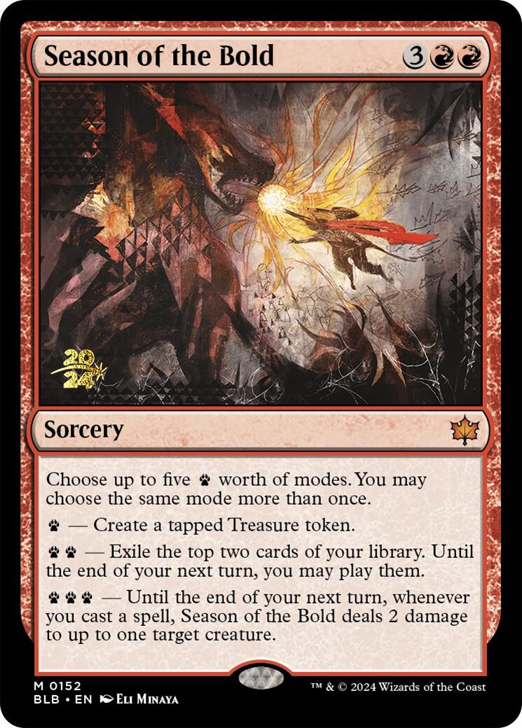 Season of the Bold [Bloomburrow Prerelease Promos] | Mega City Incorporated