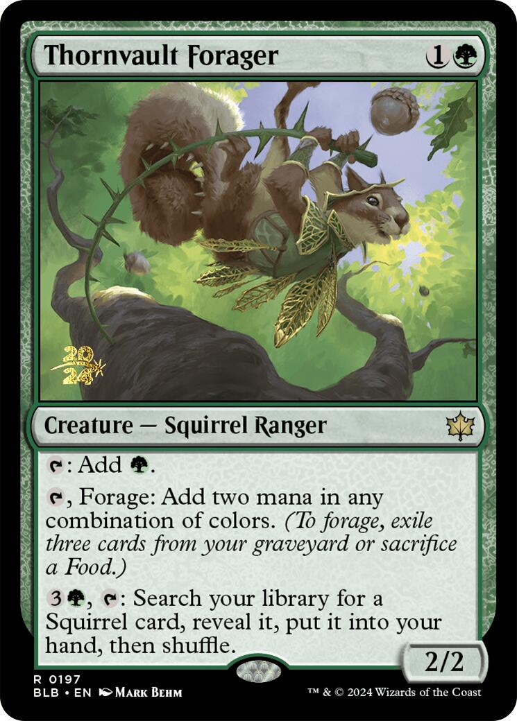 Thornvault Forager [Bloomburrow Prerelease Promos] | Mega City Incorporated