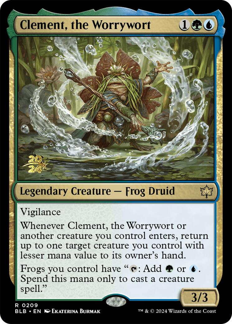 Clement, the Worrywort [Bloomburrow Prerelease Promos] | Mega City Incorporated