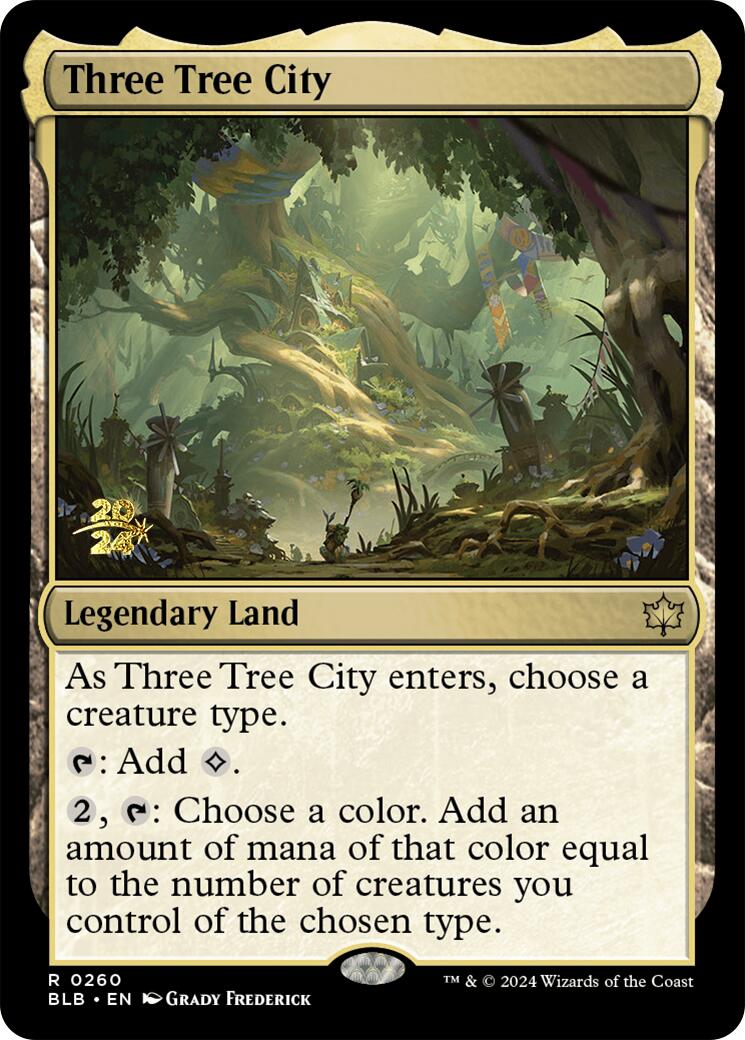 Three Tree City [Bloomburrow Prerelease Promos] | Mega City Incorporated