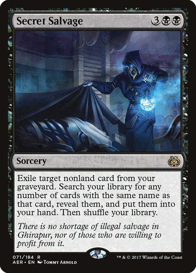 Secret Salvage [Aether Revolt] | Mega City Incorporated