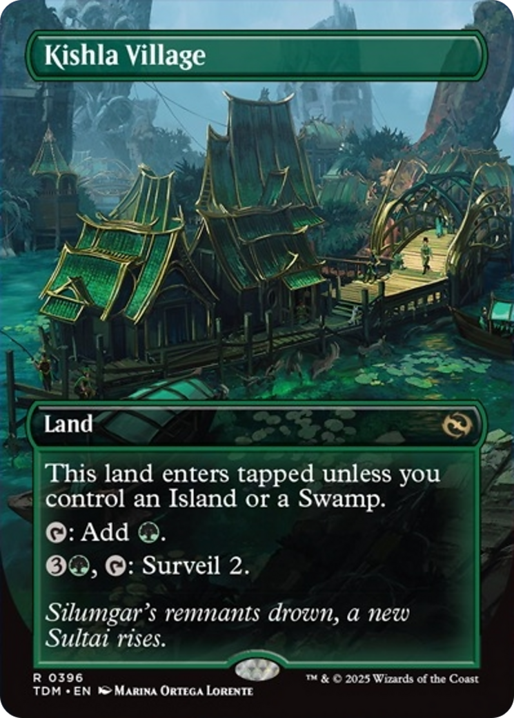 Kishla Village (Borderless) [Tarkir: Dragonstorm] | Mega City Incorporated