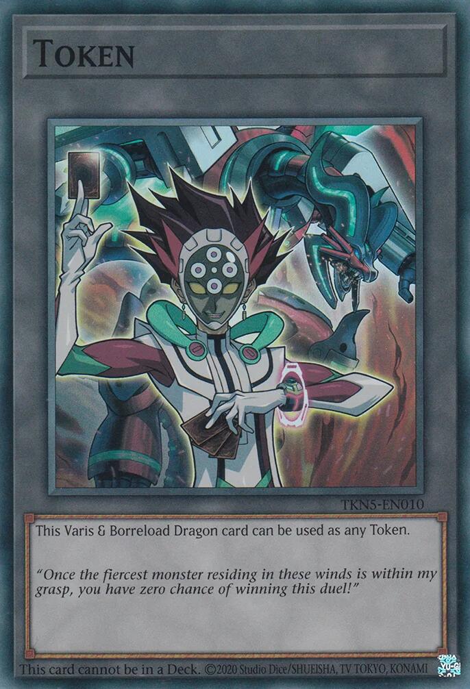 Token: Varis and Borreload Dragon [TKN5-EN010] Super Rare | Mega City Incorporated