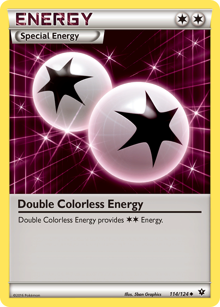 Double Colorless Energy (114/124) [XY: Fates Collide] | Mega City Incorporated