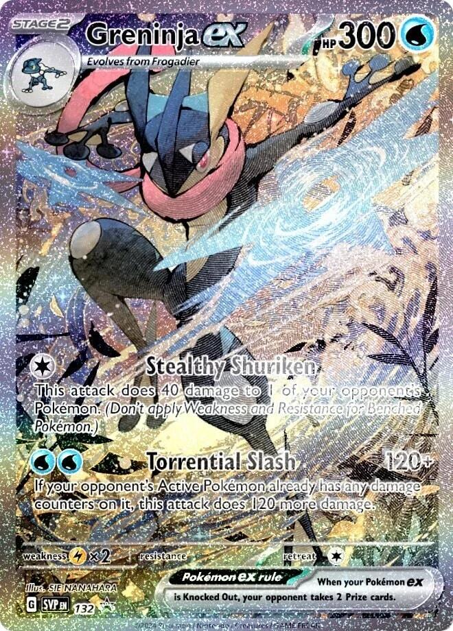 Greninja ex (132) [Scarlet & Violet: Black Star Promos] | Mega City Incorporated