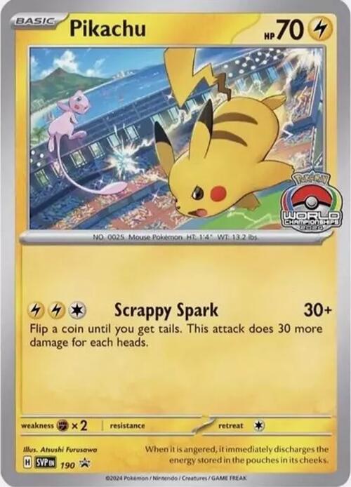 Pikachu (190) [Scarlet & Violet: Black Star Promos] | Mega City Incorporated