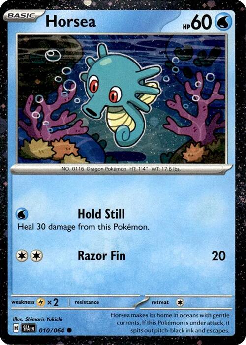 Horsea (010/064) (Cosmos Holo) [Miscellaneous Cards] | Mega City Incorporated