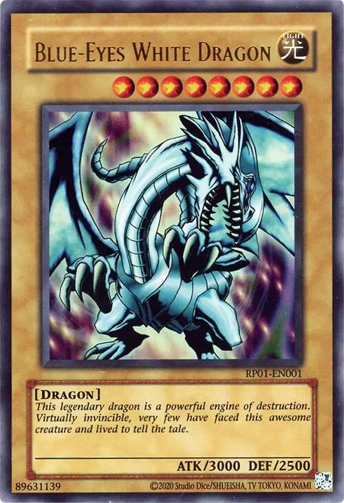 Blue-Eyes White Dragon [RP01-EN001] Ultra Rare | Mega City Incorporated