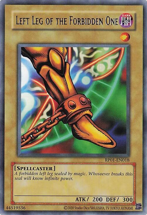 Left Leg of the Forbidden One [RP01-EN018] Rare | Mega City Incorporated