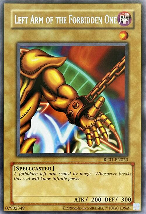 Left Arm of the Forbidden One [RP01-EN020] Rare | Mega City Incorporated