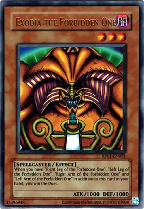 Exodia the Forbidden One [RP01-EN021] Ultra Rare | Mega City Incorporated