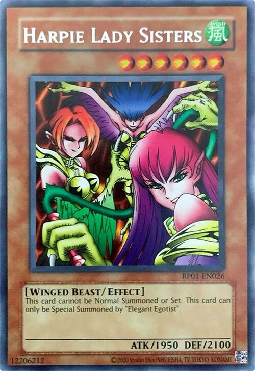 Harpie Lady Sisters [RP01-EN026] Rare | Mega City Incorporated