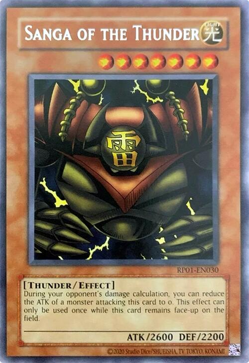 Sanga of the Thunder [RP01-EN030] Rare | Mega City Incorporated