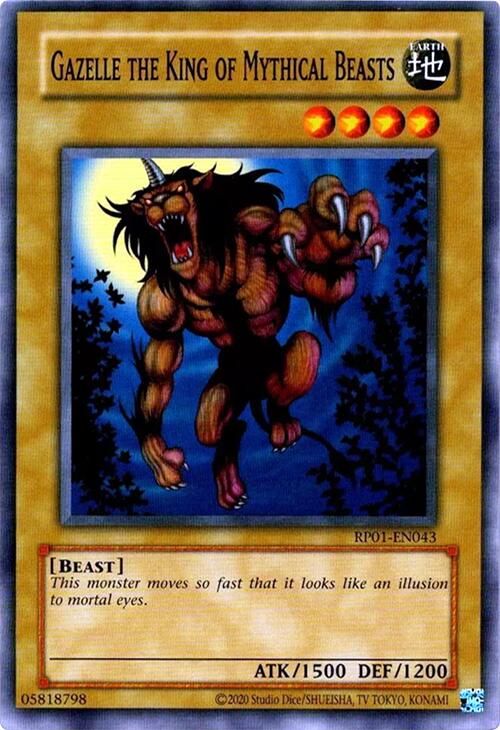 Gazelle the King of Mythical Beasts [RP01-EN043] Common | Mega City Incorporated