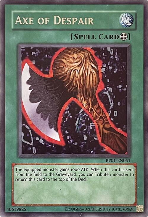 Axe of Despair [RP01-EN051] Rare | Mega City Incorporated