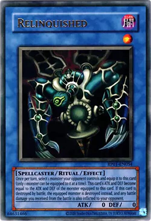 Relinquished [RP01-EN054] Ultra Rare | Mega City Incorporated