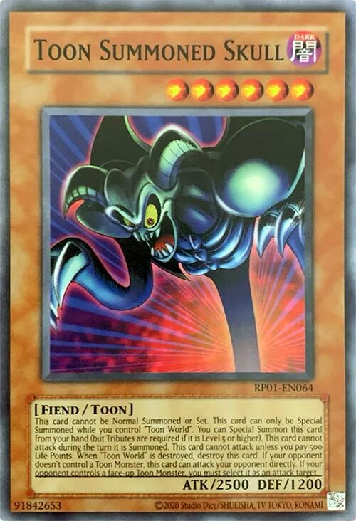 Toon Summoned Skull [RP01-EN064] Common | Mega City Incorporated