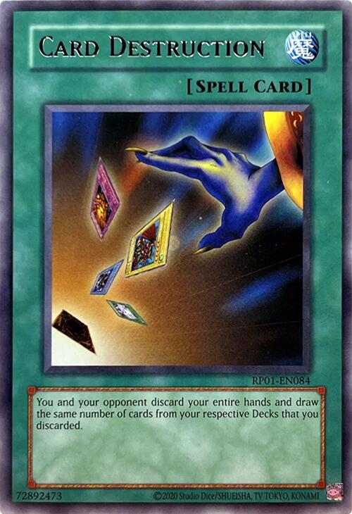 Card Destruction [RP01-EN084] Rare | Mega City Incorporated