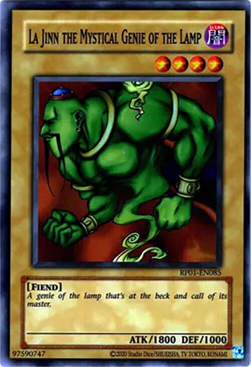 La Jinn the Mystical Genie of the Lamp [RP01-EN085] Super Rare | Mega City Incorporated