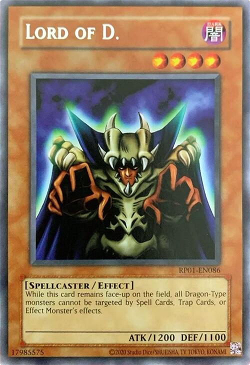 Lord of D. [RP01-EN086] Rare | Mega City Incorporated