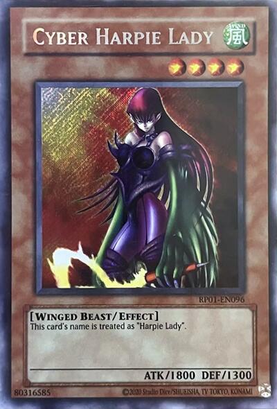 Cyber Harpie Lady [RP01-EN096] Secret Rare | Mega City Incorporated