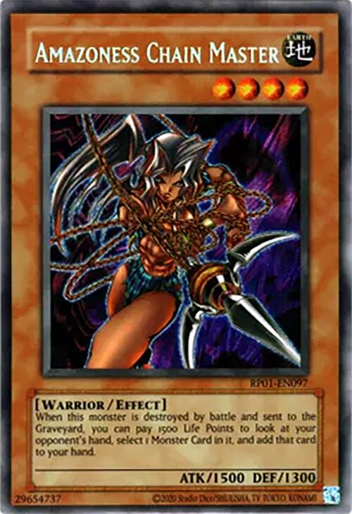 Amazoness Chain Master [RP01-EN097] Secret Rare | Mega City Incorporated