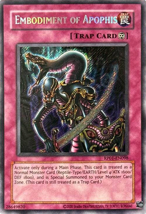 Embodiment of Apophis [RP01-EN098] Secret Rare | Mega City Incorporated