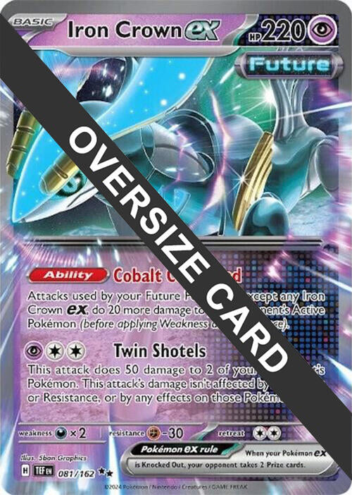 Iron Crown ex (081) (Jumbo Card) [Scarlet & Violet: Black Star Promos] | Mega City Incorporated