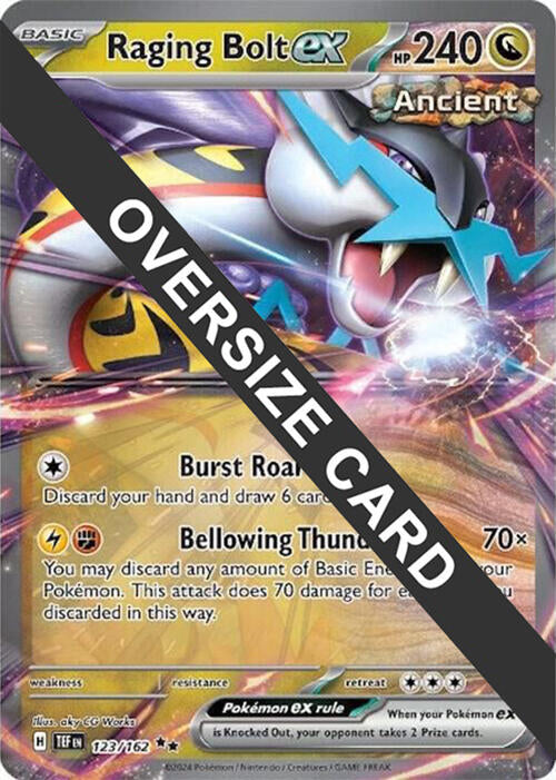 Raging Bolt ex (123) (Jumbo Card) [Scarlet & Violet: Black Star Promos] | Mega City Incorporated