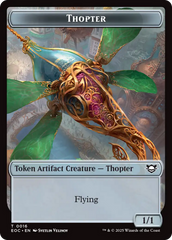 Thopter // Beast (0006) Double-Sided Token [Edge of Eternities Commander Tokens] | Mega City Incorporated