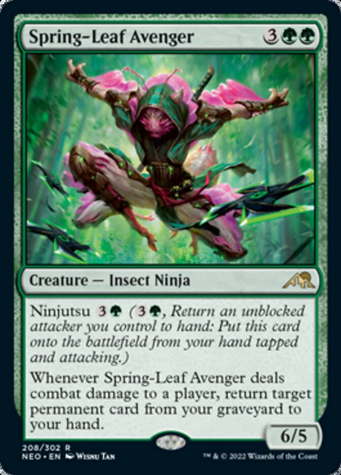 Spring-Leaf Avenger [Kamigawa: Neon Dynasty] | Mega City Incorporated