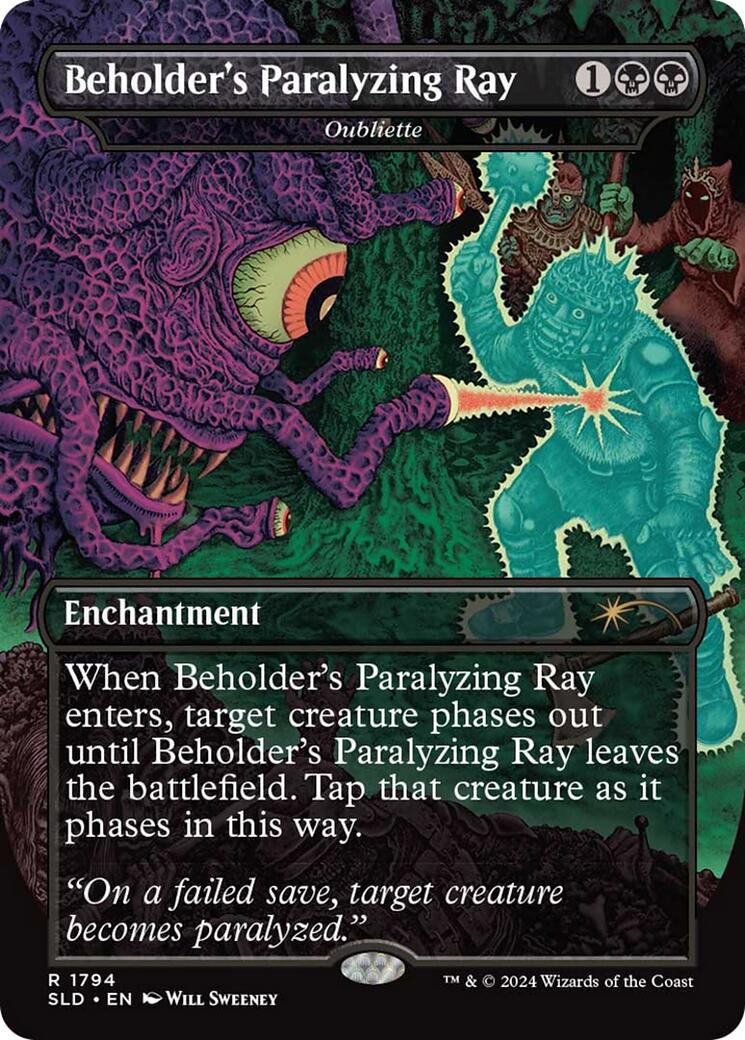 Beholder's Paralyzing Ray - Oubliette [Secret Lair Drop Series] | Mega City Incorporated