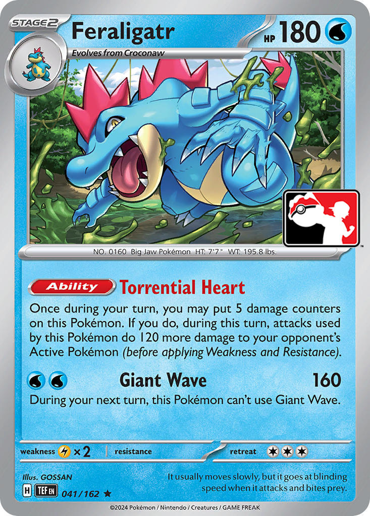 Feraligatr (041/162) [Prize Pack Series Five] | Mega City Incorporated