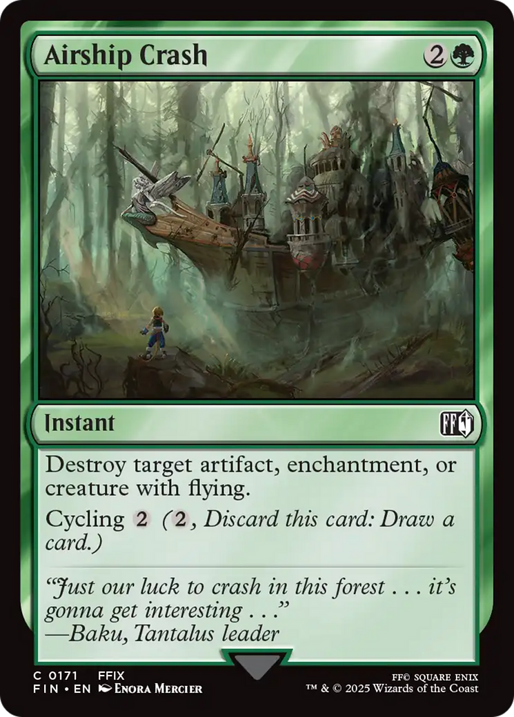 Airship Crash [FINAL FANTASY] | Mega City Incorporated