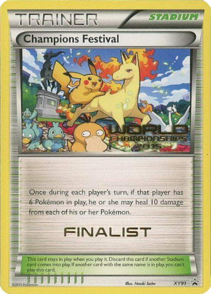 Champions Festival (XY91) (2015 Finalist) [XY: Black Star Promos] | Mega City Incorporated