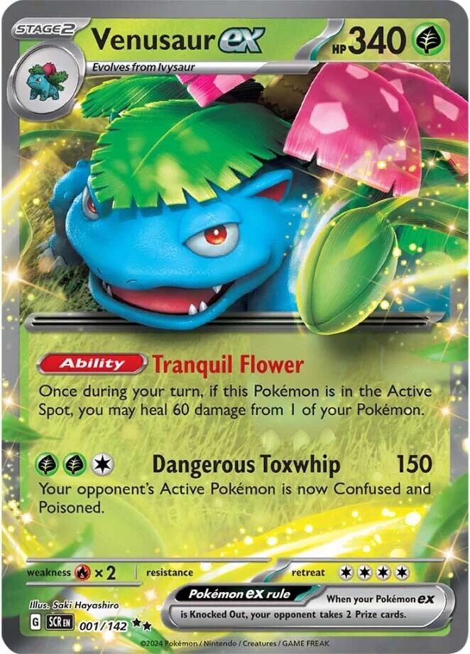 Venusaur ex (001/142) [Scarlet & Violet: Stellar Crown] | Mega City Incorporated