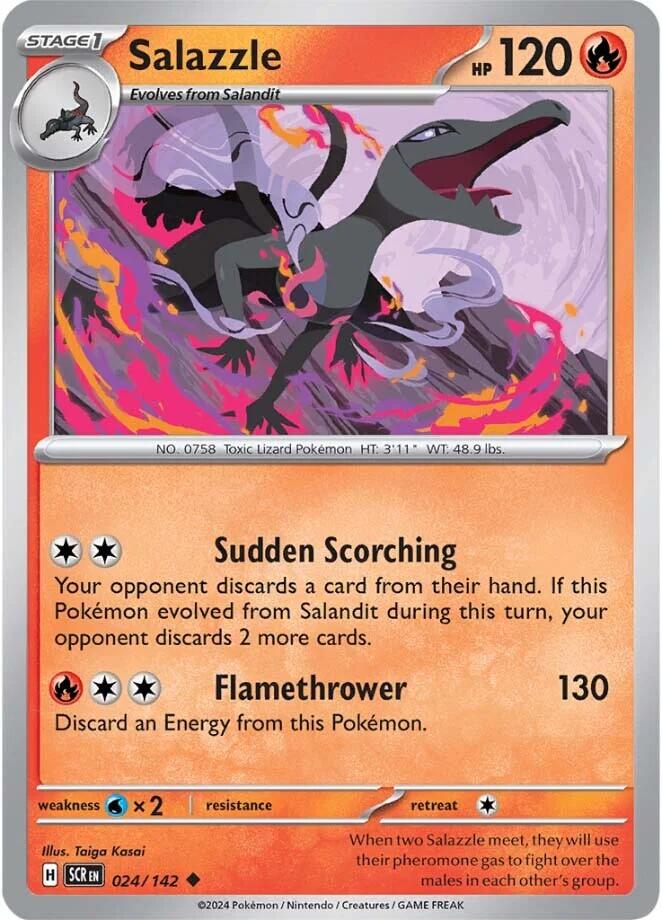 Salazzle (024/142) [Scarlet & Violet: Stellar Crown] | Mega City Incorporated