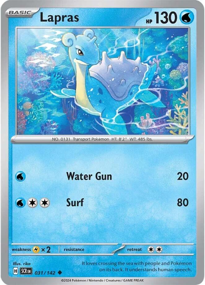 Lapras (031/142) [Scarlet & Violet: Stellar Crown] | Mega City Incorporated