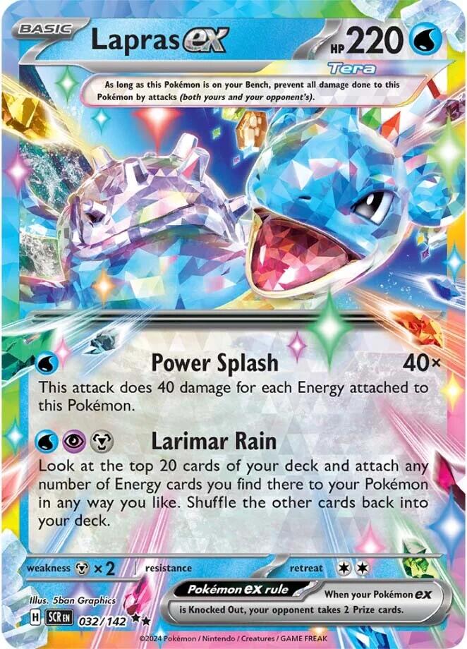 Lapras ex (032/142) [Scarlet & Violet: Stellar Crown] | Mega City Incorporated