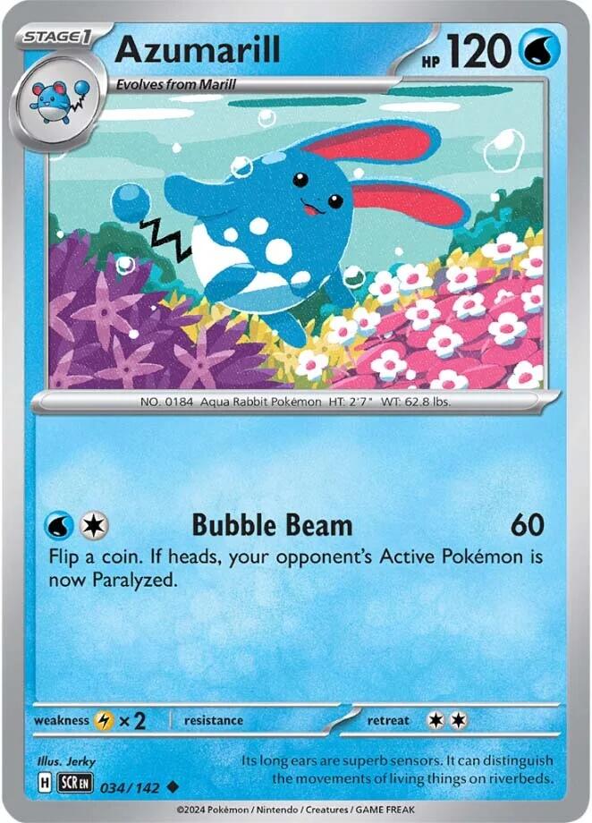 Azumarill (034/142) [Scarlet & Violet: Stellar Crown] | Mega City Incorporated