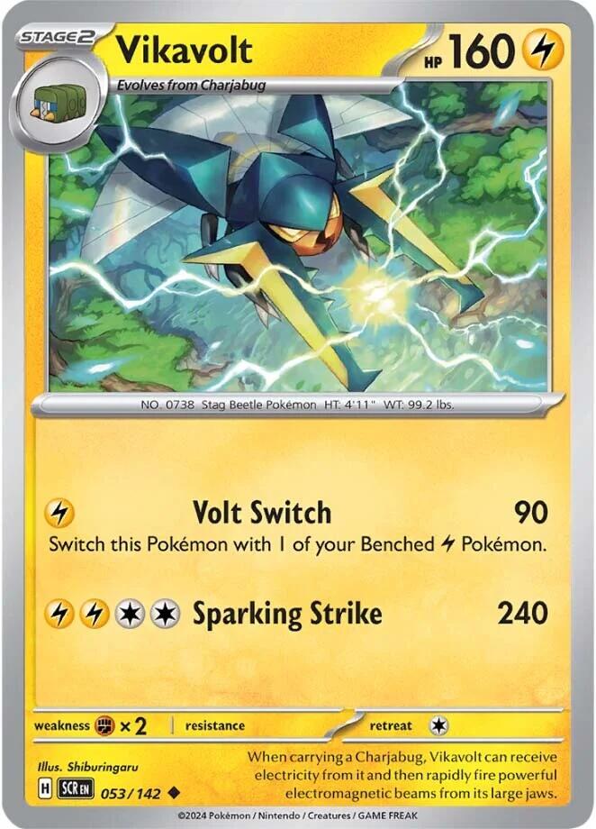 Vikavolt (053/142) [Scarlet & Violet: Stellar Crown] | Mega City Incorporated